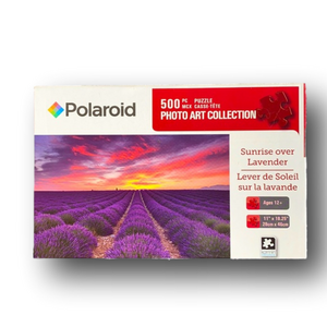 Polaroid “Sunrise Over Lavender” Jigsaw Puzzle - Brand New